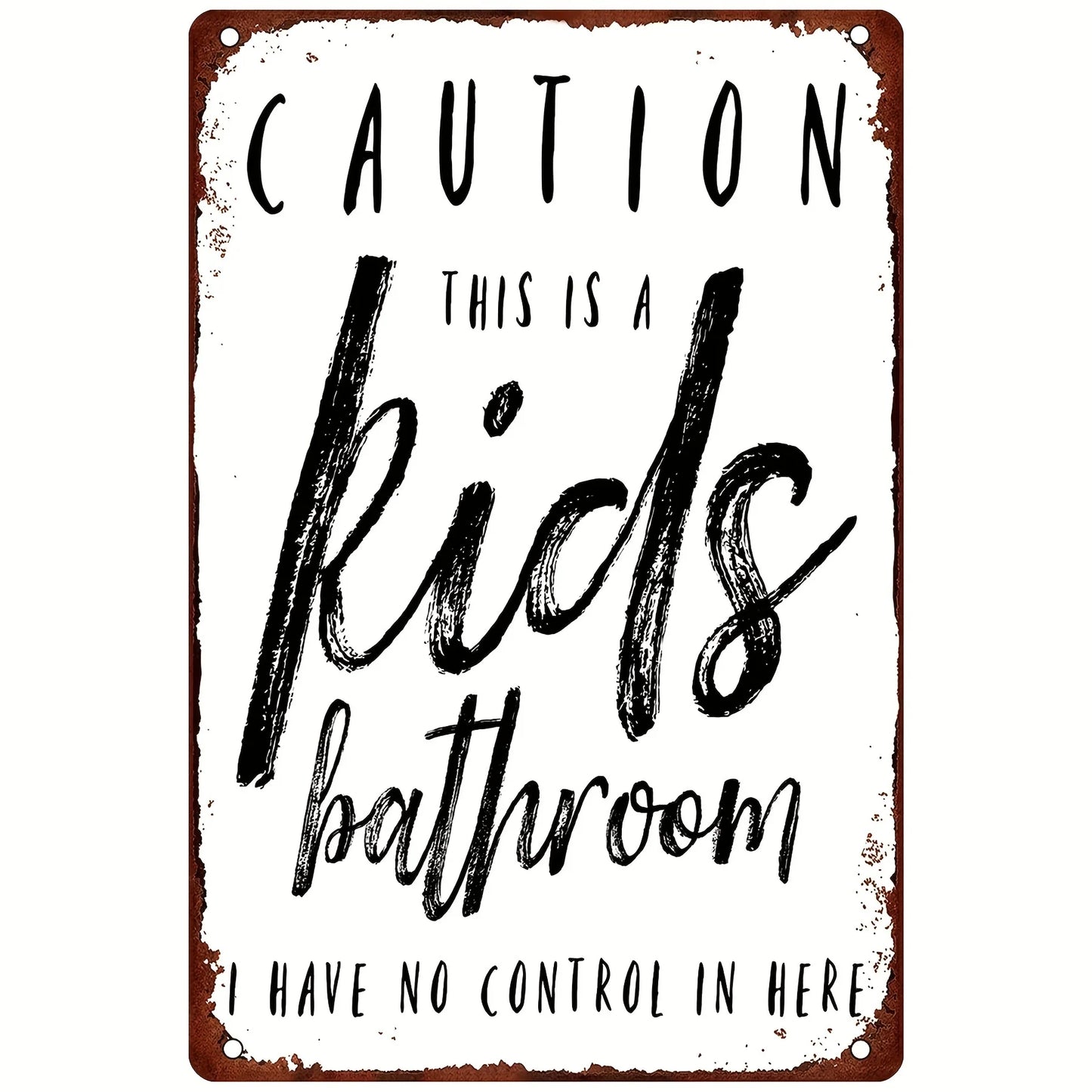 Funny Restroom Sarcastic Metal Tin Sign Posters Bathroom Decor Wall Decor Signs This Is Bathroom Not An Internet for Bathroom