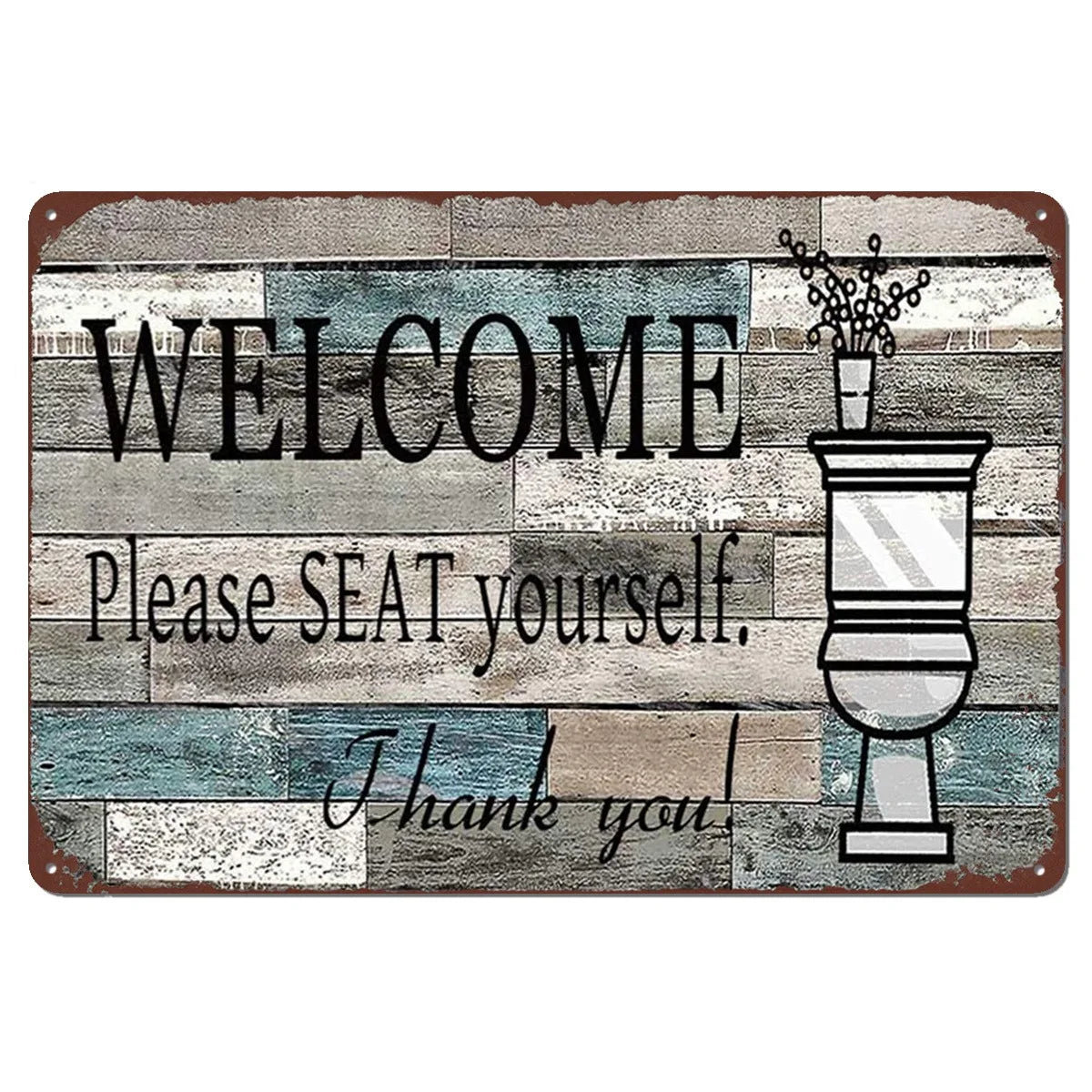 Funny Restroom Sarcastic Metal Tin Sign Posters Bathroom Decor Wall Decor Signs This Is Bathroom Not An Internet for Bathroom