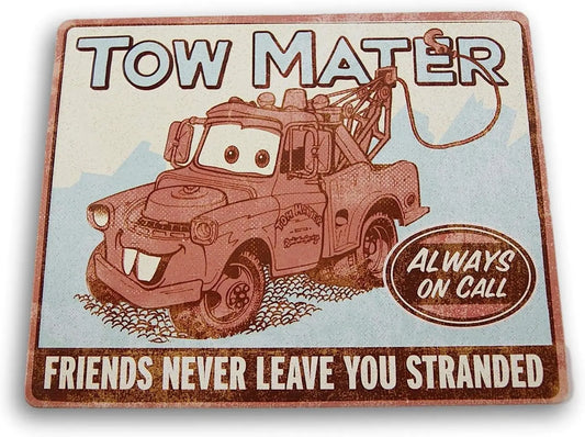 Tin Sign Vintage Tow Mater Car Classic Garage Bar Club Wall Decoration 12x8 Inch